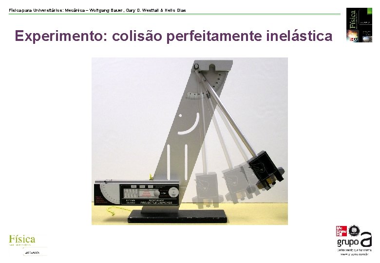 Física para Universitários: Mecânica – Wolfgang Bauer, Gary D. Westfall & Helio Dias Experimento: