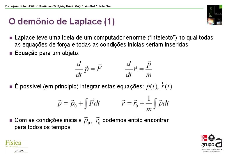 Física para Universitários: Mecânica – Wolfgang Bauer, Gary D. Westfall & Helio Dias O