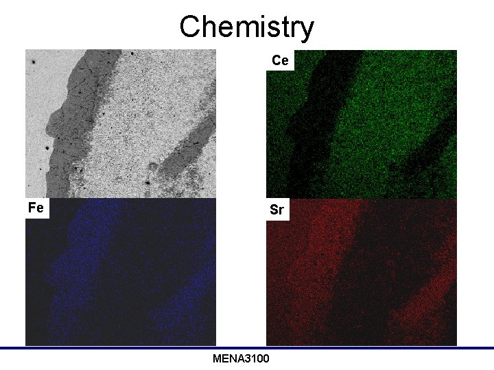 Chemistry Ce Fe Sr MENA 3100 