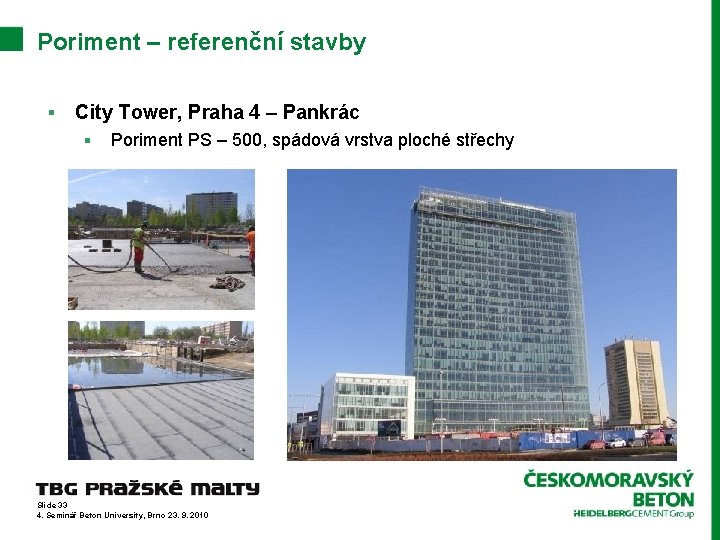 Poriment – referenční stavby § City Tower, Praha 4 – Pankrác § Poriment PS