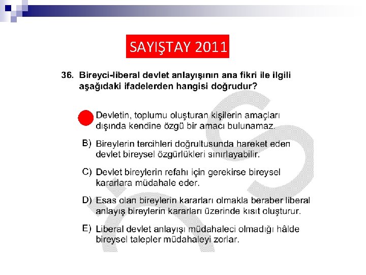 SAYIŞTAY 2011 