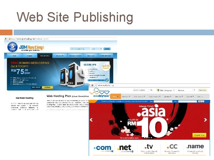 Web Site Publishing 