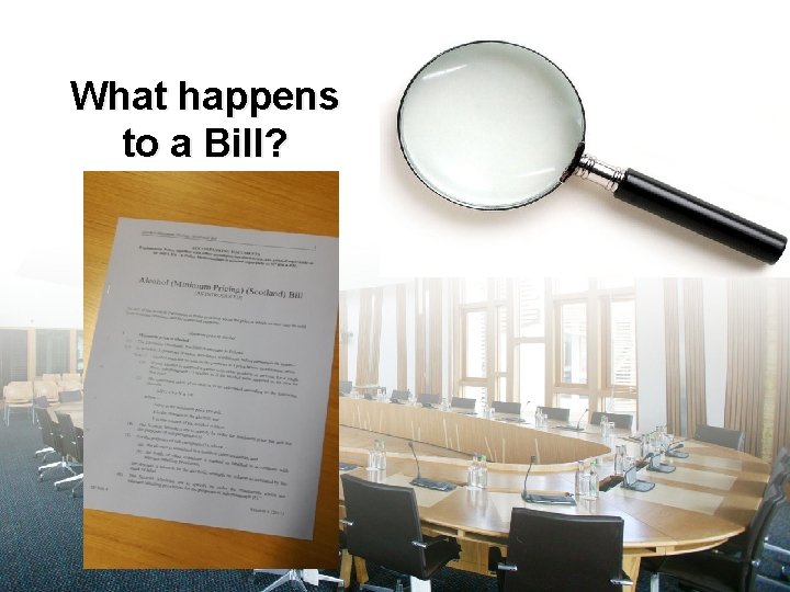 What happens to a Bill? 