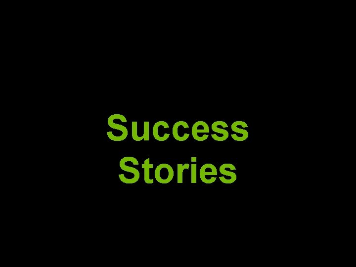 Success Stories 