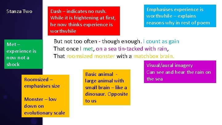 Stanza Two Met – experience is now not a shock Dash – indicates no Stanza Two Met – experience is now not a shock Dash – indicates no