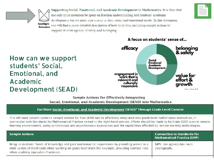 How can we support students’ Social, Emotional, and Academic Development (SEAD) while engaging in