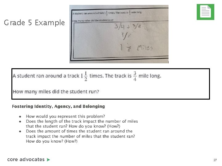 Grade 5 Example 27 