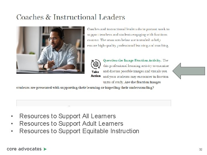  • Resources to Support All Learners • Resources to Support Adult Learners •