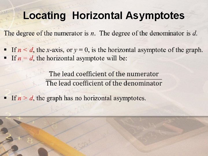 Locating Horizontal Asymptotes 