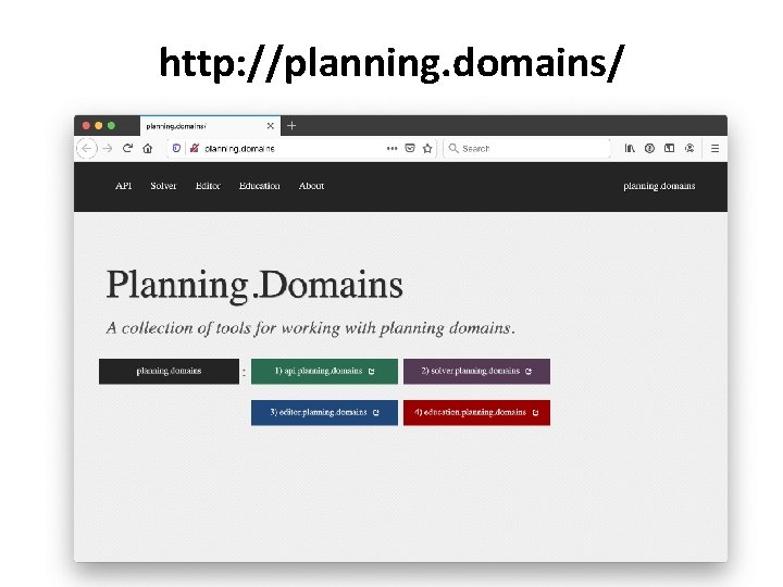 http: //planning. domains/ 