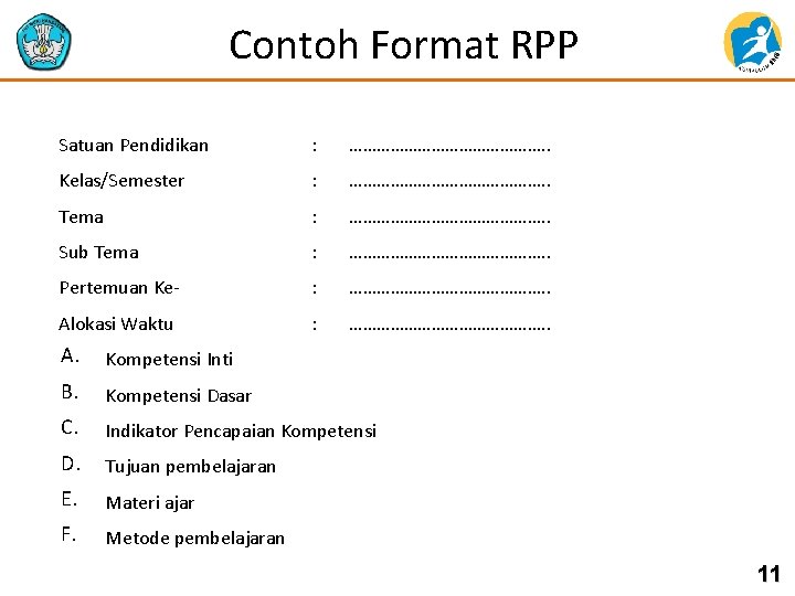 Contoh Format RPP Satuan Pendidikan : …………………. . Kelas/Semester : …………………. . Tema :