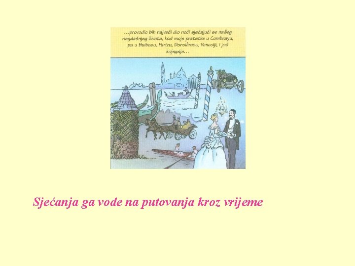 Sjećanja ga vode na putovanja kroz vrijeme 