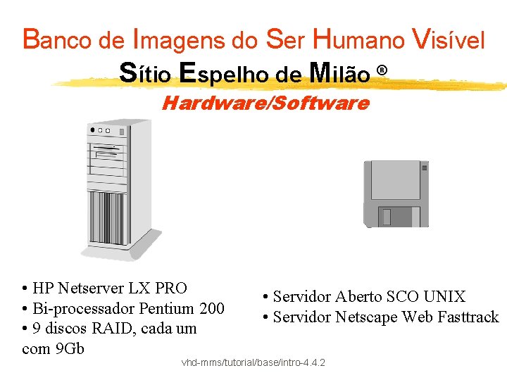 Banco de Imagens do Ser Humano Visível Sítio Espelho de Milão ® Hardware/Software •