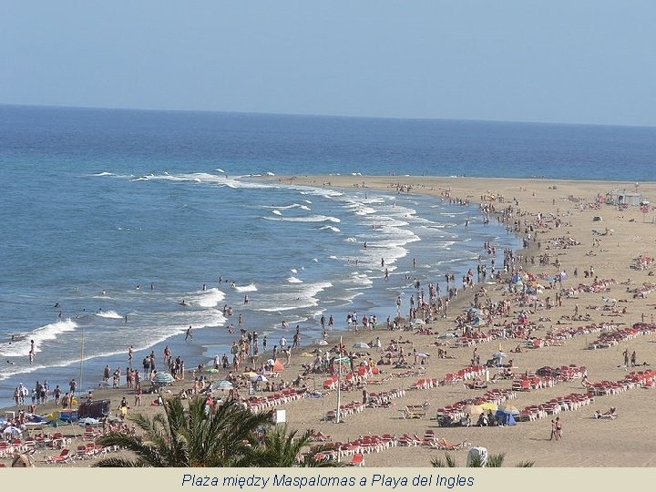 Plaża między Maspalomas a Playa del Ingles 
