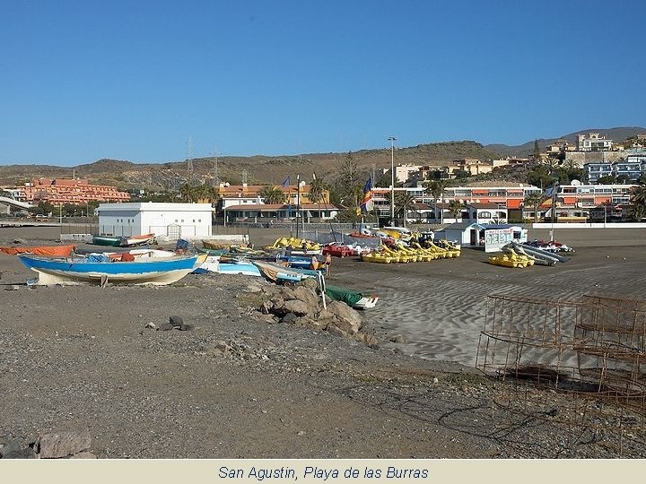 San Agustin, Playa de las Burras 