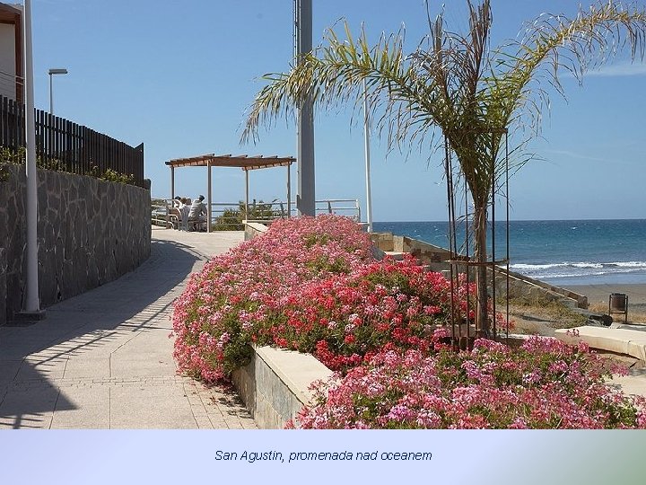 San Agustin, promenada nad oceanem 