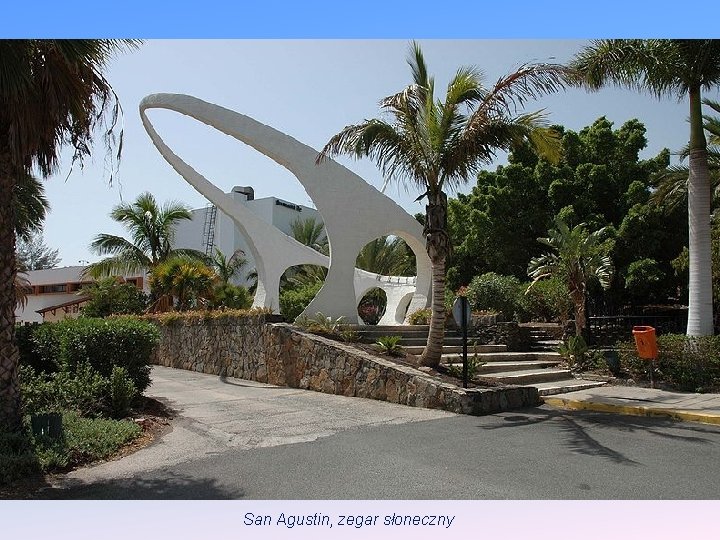 San Agustin, zegar słoneczny 