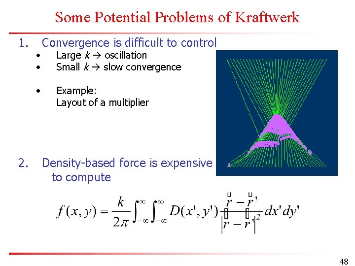 Some Potential Problems of Kraftwerk 1. • • • 2. Convergence is difficult to