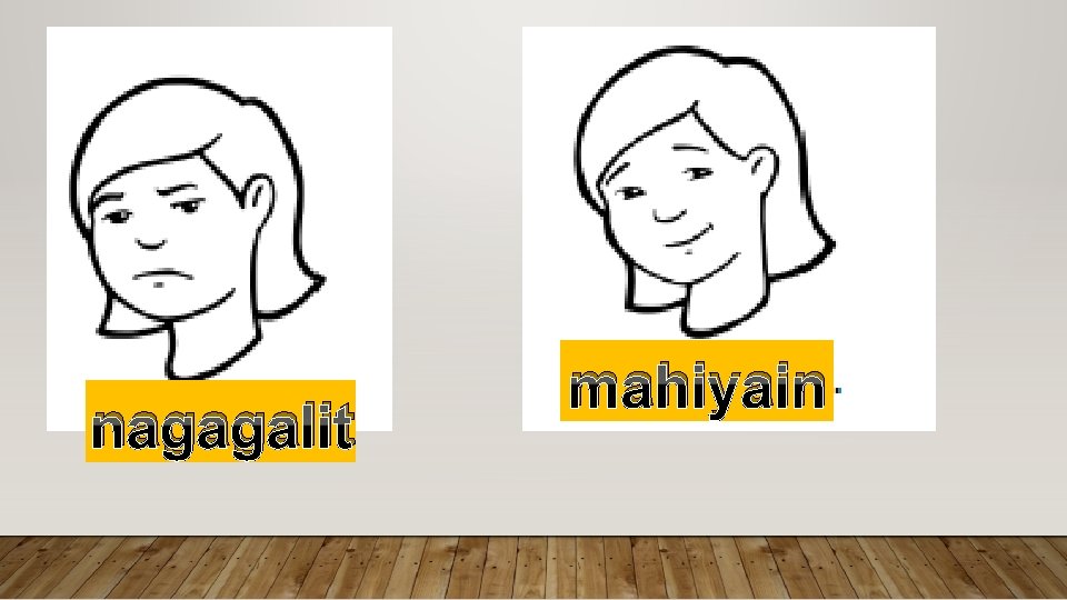 nagagalit mahiyain 