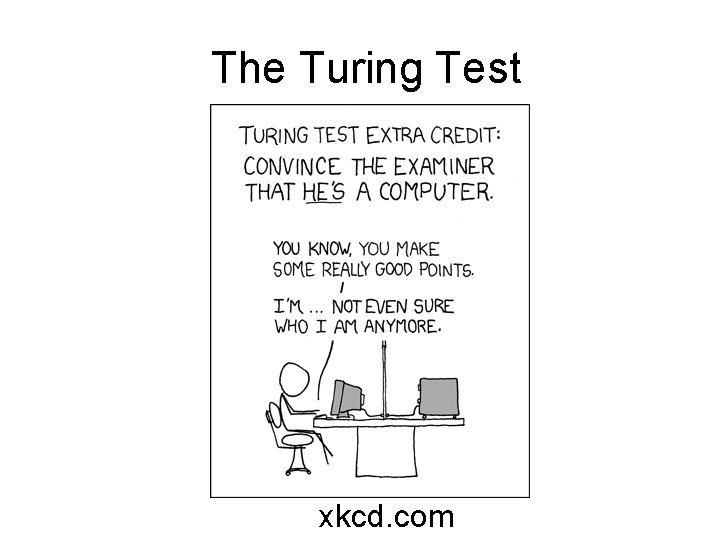 The Turing Test xkcd. com 