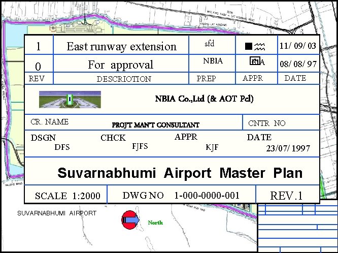 1 sfd NBIA East runway extension For approval 0 REV PREP DESCRIOTION nh y