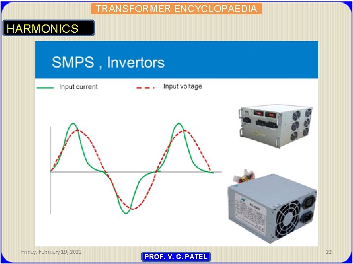 TRANSFORMER ENCYCLOPAEDIA HARMONICS Friday, February 19, 2021 PROF. V. G. PATEL 22 