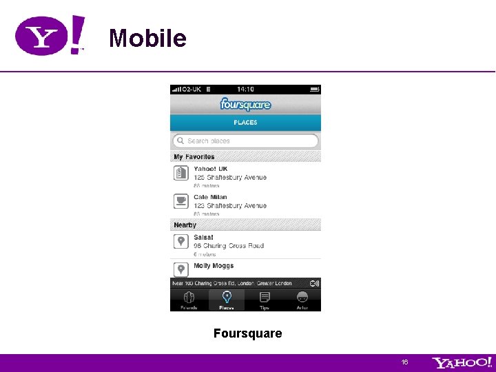 Mobile Foursquare 16 