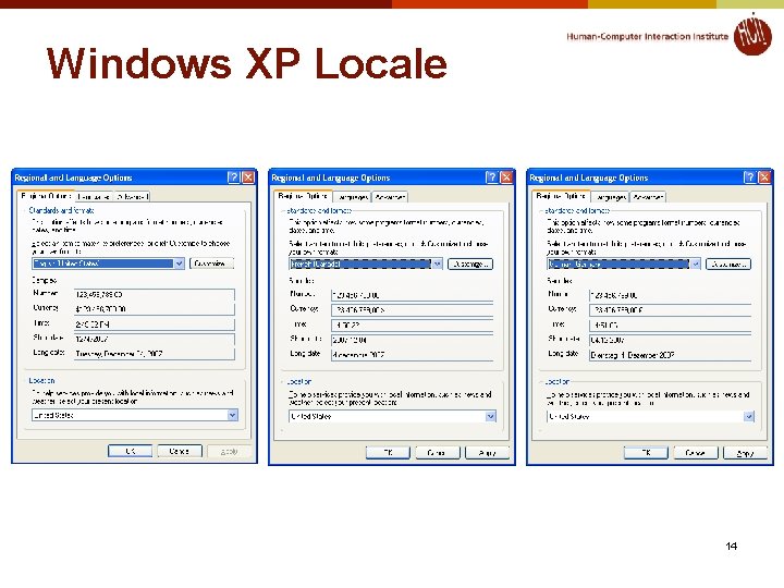 Windows XP Locale 14 Windows XP Locale 14