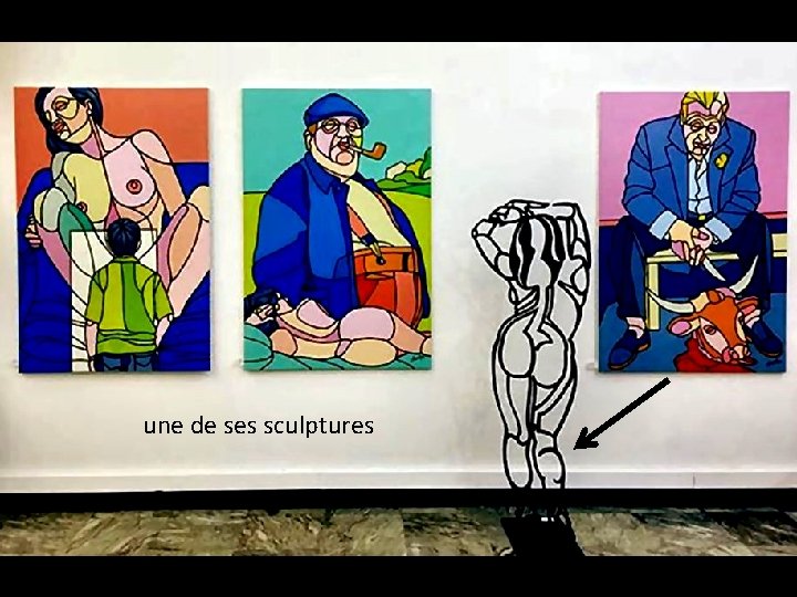 une de ses sculptures 