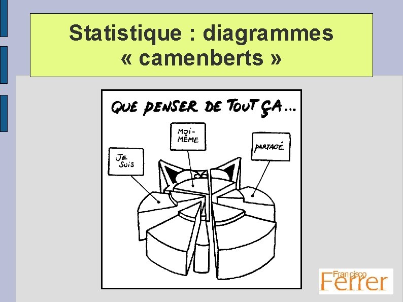 Statistique : diagrammes « camenberts » 