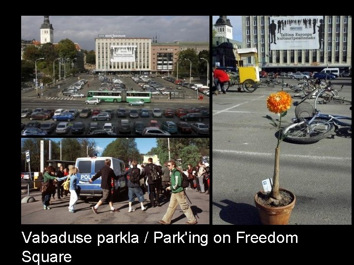 Vabaduse parkla / Park'ing on Freedom Square 