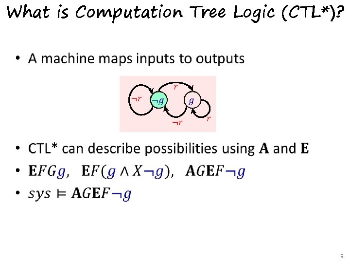 What is Computation Tree Logic (CTL*)? • 9 