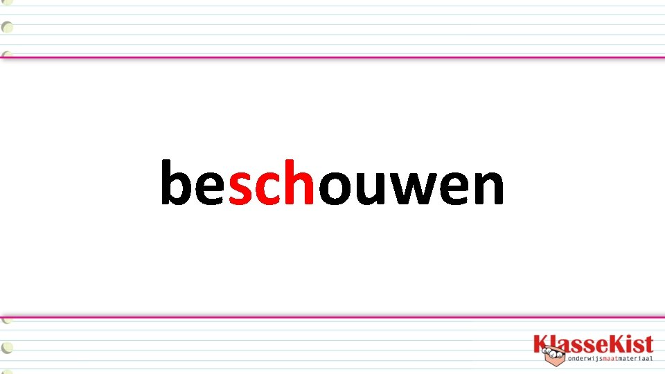 beschouwen 