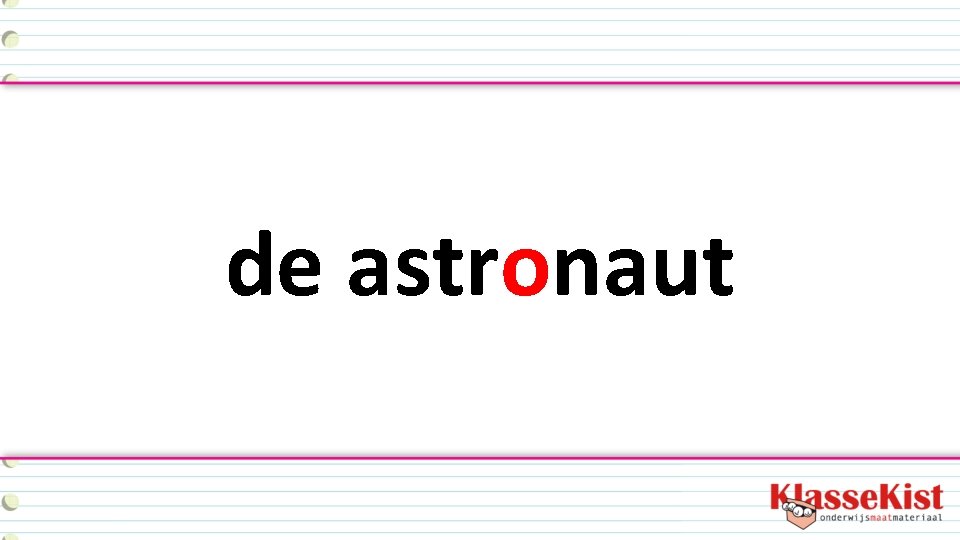 de astronaut 