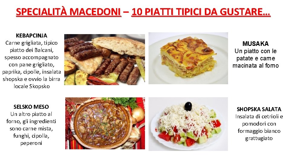 SPECIALITÀ MACEDONI – 10 PIATTI TIPICI DA GUSTARE… KEBAPCINJA Carne grigliata, tipico piatto dei