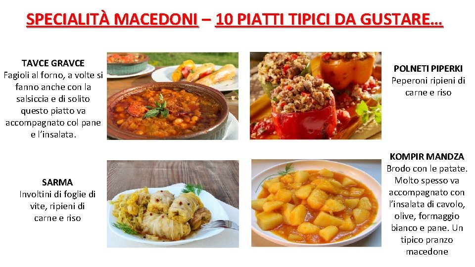 SPECIALITÀ MACEDONI – 10 PIATTI TIPICI DA GUSTARE… TAVCE GRAVCE Fagioli al forno, a