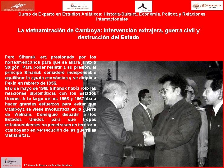 Curso de Experto en Estudios Asiáticos: Historia-Cultura, Economía, Política y Relaciones Internacionales La vietnamización