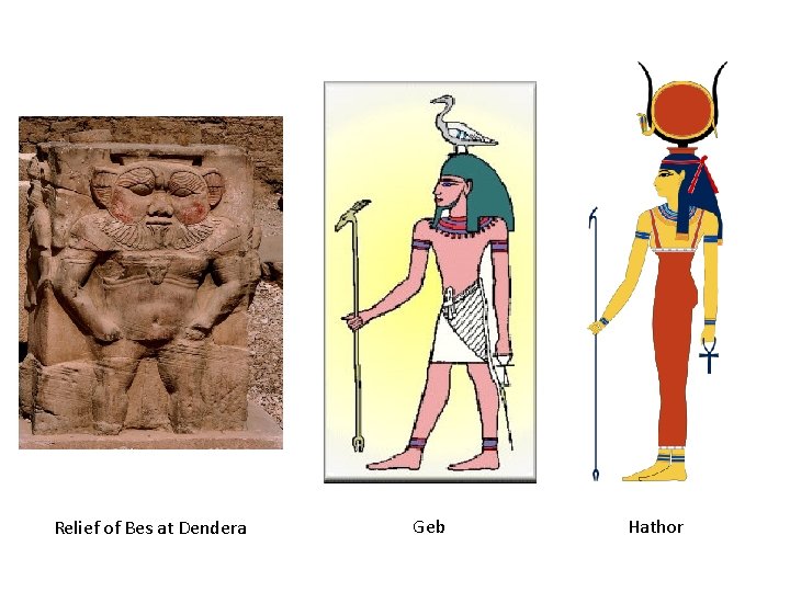 Relief of Bes at Dendera Geb Hathor 