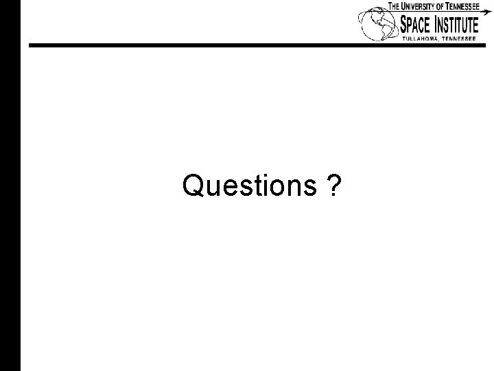 Questions ? 25 of xx 