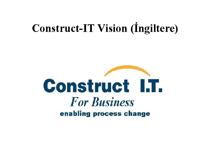 Construct-IT Vision (İngiltere) 