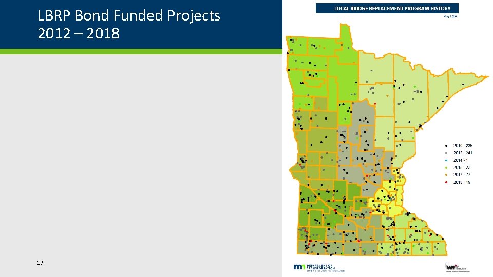 LBRP Bond Funded Projects 2012 – 2018 17 