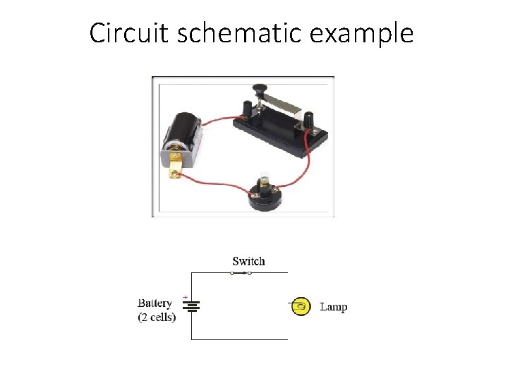 Circuit schematic example 