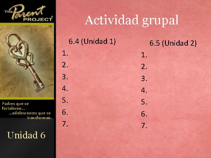 Actividad grupal 6. 4 (Unidad 1) Padres que se fortalecen. . . …adolescentes que