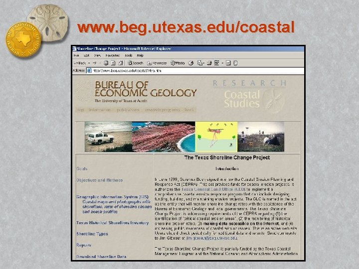 www. beg. utexas. edu/coastal 