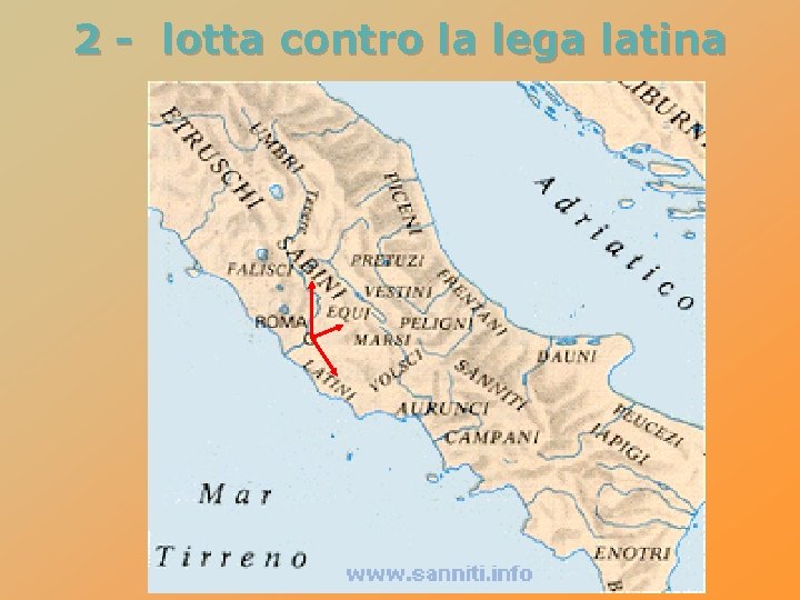 2 - lotta contro la lega latina 