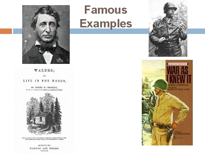 Famous Examples 