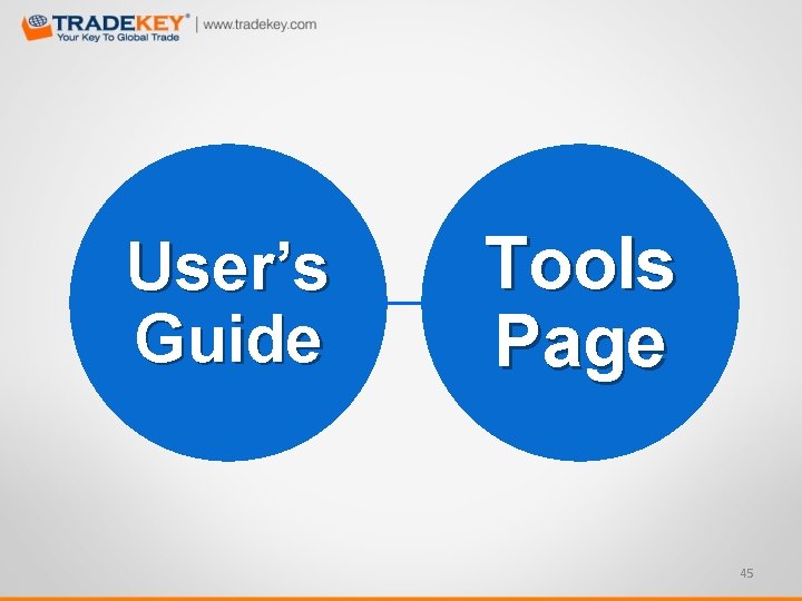 User’s Guide Tools Page 45 