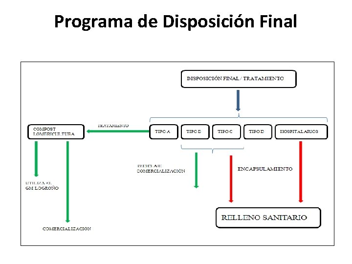 Programa de Disposición Final 