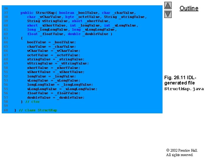 36 37 public Struct. Map( boolean _bool. Value, char _char. Value, 38 char _w.