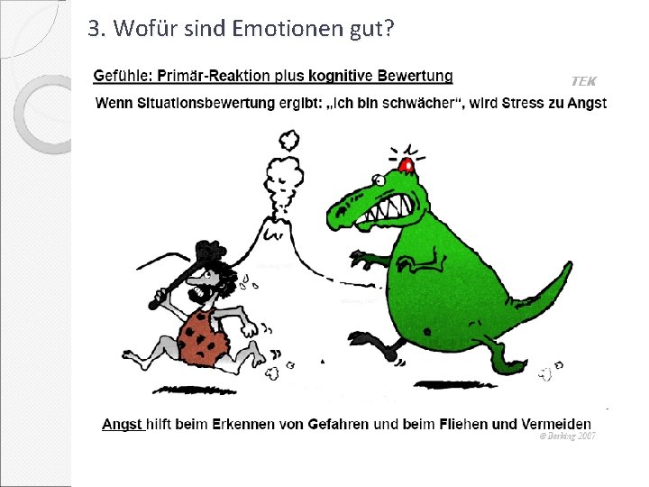 3. Wofür sind Emotionen gut? 